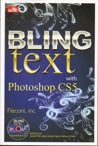 Image of Bling text with photoshop cs5