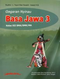 Image of Gegaran nyinau basa jawa 3 kelas XII SMA/SMK/MA