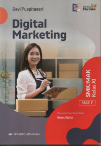 Image of Digital marketing SMK / MAK kelas xi fase f ( kurikulum merdeka )