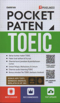 Image of Pocket paten toeic
