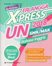 Image of Erlangga X-Press UN SMK/MAK 2018 Bahasa Inggris