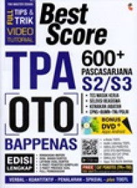Image of Best Score TPA Oto Bappenas 600+